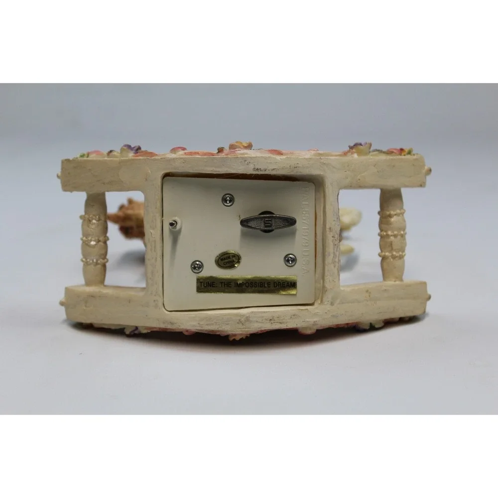 Vintage Rocking Carousel Horse Music Figurine Plays 